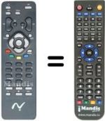 Télécommande équivalente REMCON451